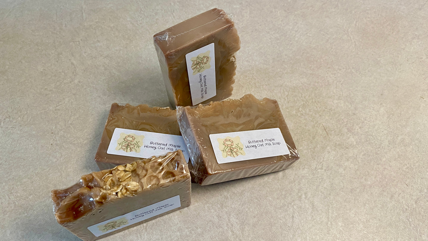 Buttery Maple Honey & Oats Soap