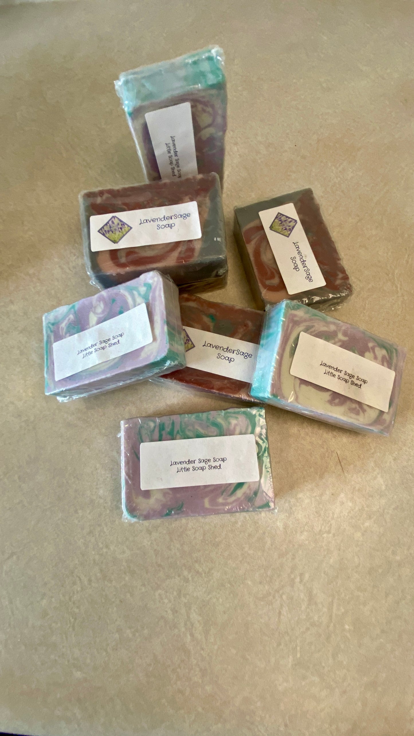 Unique Lavender Sage Soap