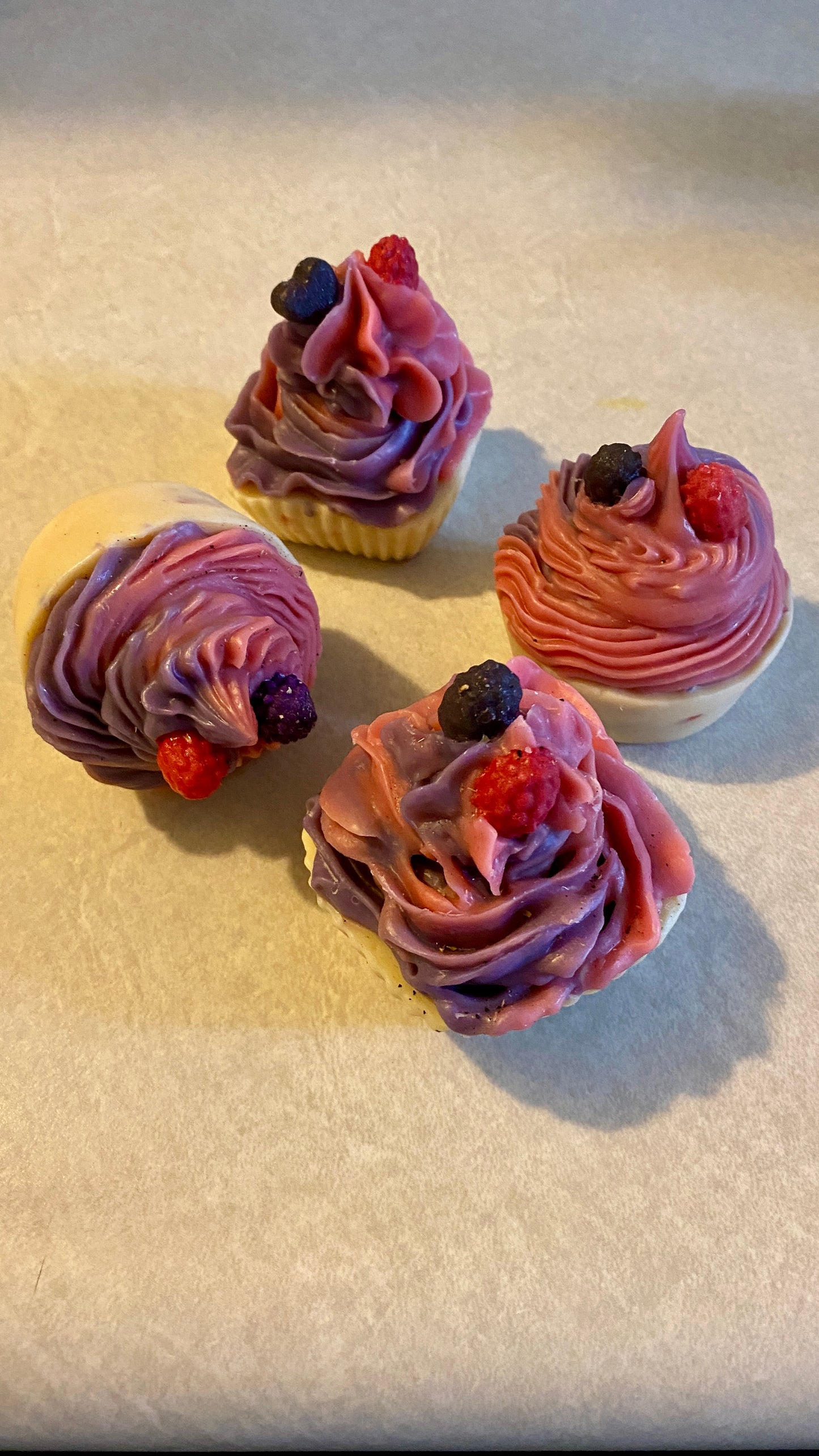 Sweet Cherry-Cupcake Soaps